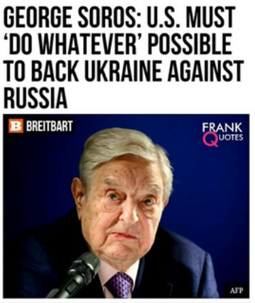 Soros backs Ukraine