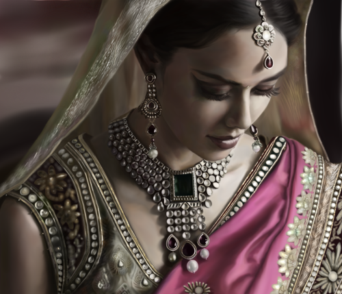 20220824        အိန္ဒိယလက်ဝတ်ရတနာ Indian jewelry