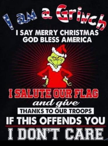 Grinch if this offends you I don't care