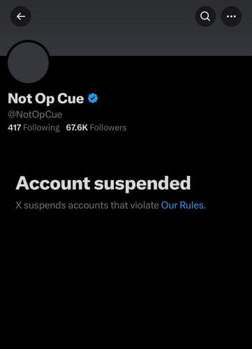 Twitter Censorship - Account Suspended For Asking That Ghost Ban Be Removed - December 5, 2023