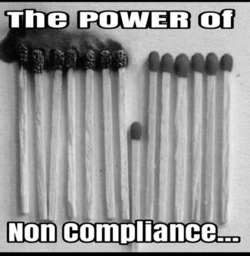 Power of non-compliance