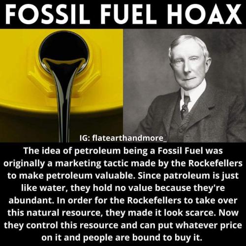 fossil fuel hoax